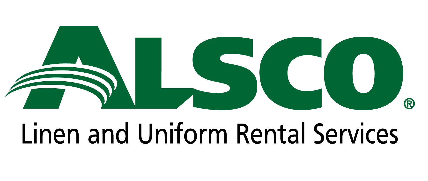 Alsco logo with tagline reading "Linen and Uniform Rental Services"
