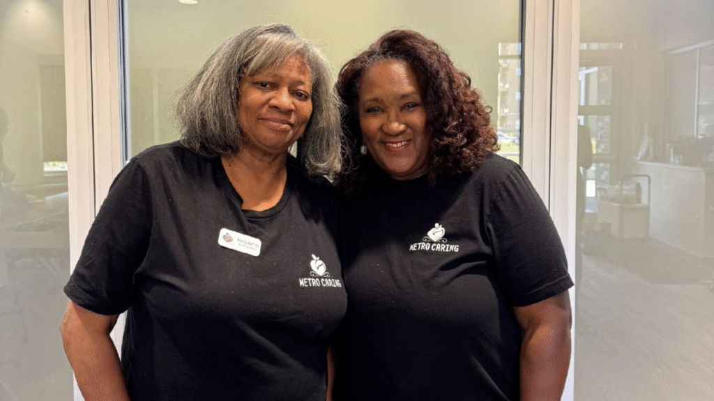 Class facilitators Roberta and Jocelyn.