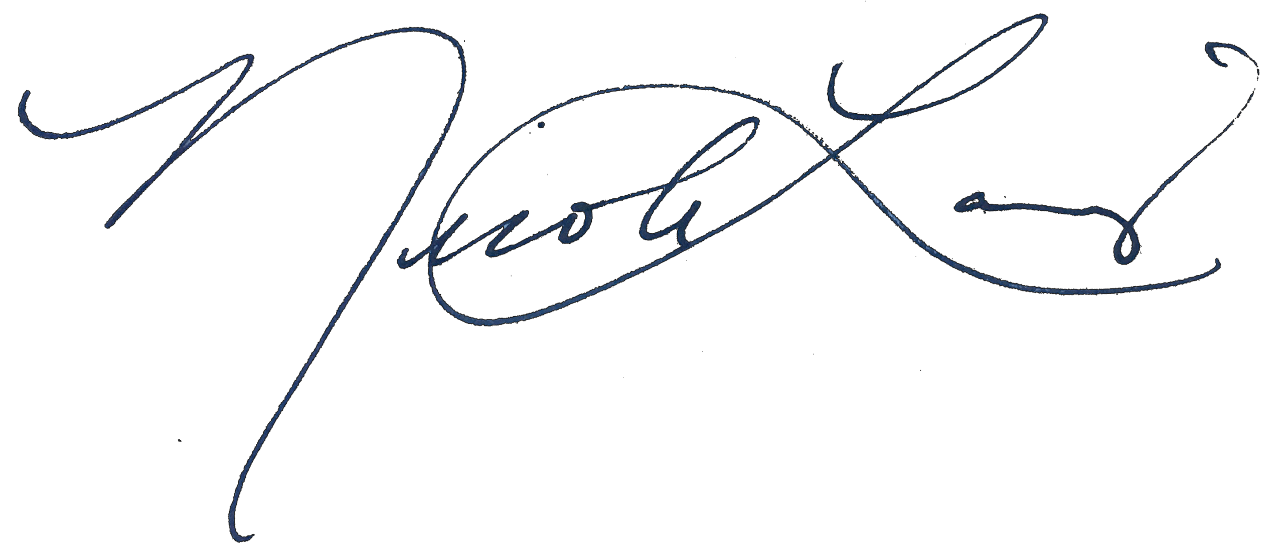 Nicole Lang's signature